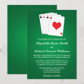 Poker Cards Weddenschap Kaart (Voorkant / Achterkant)