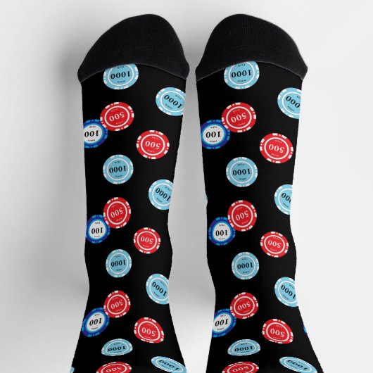 Poker Casino Chips Sokken (Top)