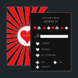 Poker Casino Pakken Rood en Zwart Vegas  RSVP Kaartje<br><div class="desc">Aanpassen voor uw vegas-thema-evenement of locatie</div>