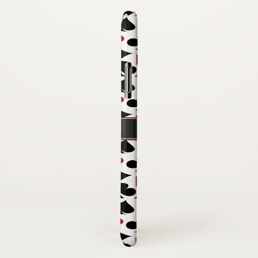 Poker Casino Suit Pattern Monogram Case-Mate iPhone Case (Achterkant / rechts)