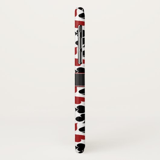 Poker Casino Suit Pattern Monogram Case-Mate iPhone Case (Achterkant/links)