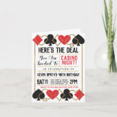 Poker Casino uitnodiging (Voorkant)