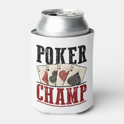 Poker Champ Player Tournament Blikjeskoeler (Blikje Voorkant)