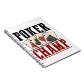 Poker Champ Player Tournament Notitieboek (Rechterzijde)
