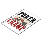 Poker Champ Player Tournament Notitieboek (Linkerzijde)