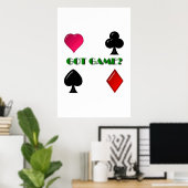 POKER CHAMPION POSTER "GOT GAME" (Thuiskantoor)