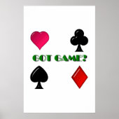 POKER CHAMPION POSTER "GOT GAME" (Voorkant)