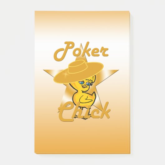 Poker Chick #10 Post-it® Notes (Voorkant)