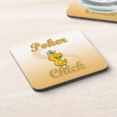 Poker Chick Onderzetter (Linkerzijde)