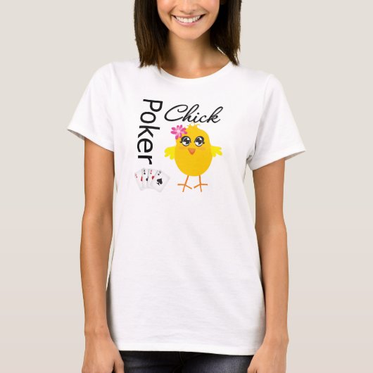 Poker Chick T-shirt (Voorkant)