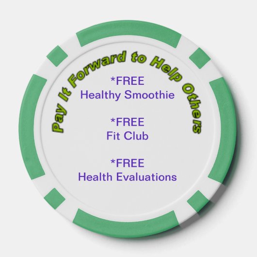 poker chip (Achterkant)