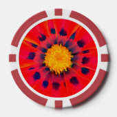 Poker Chip ABSTRACT FLORA (Voorkant)