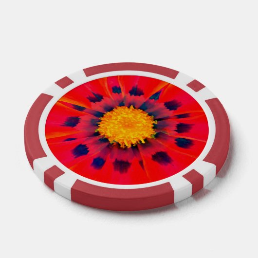 Poker Chip ABSTRACT FLORA (Enkel)