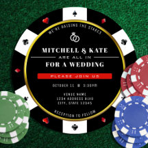 Poker Chip All in One Wedding