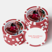 Poker Chip Bachelorette Hen Party Invite Favor (Opstapeling)