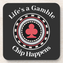 Poker Chip Bier Onderzetter