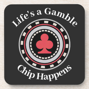 Poker Chip Bier Onderzetter