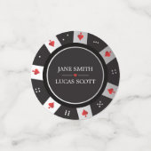 Poker Chip Casino Thereding Wedding Las Vegas Deco Confetti (Kleine voorkant)
