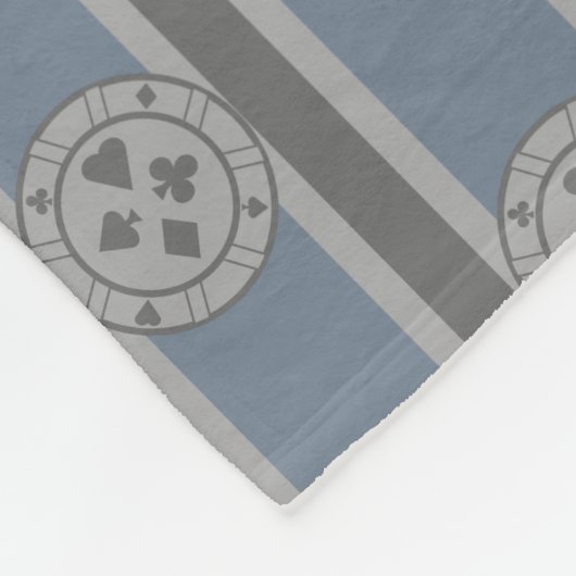 Poker Chip Fleece Deken (Hoek)