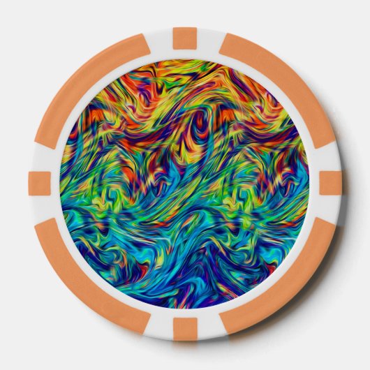 Poker Chip Fluid Kleuren (Voorkant)