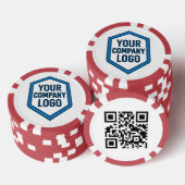 Poker Chip Gepersonaliseerd Visitekaartje (Opstapeling)
