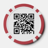 Poker Chip Gepersonaliseerd Visitekaartje (Achterkant)