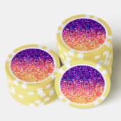 Poker Chip Glitter Graphic (Opstapeling)