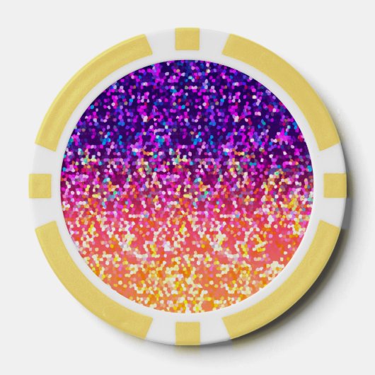 Poker Chip Glitter Graphic (Voorkant)