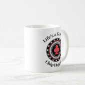 Poker Chip Koffiemok (Voorkant rechts)