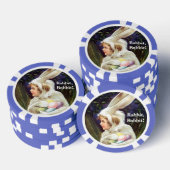 Poker Chip Lucky Gezegde Rabbit! chip omdraaien (Opstapeling)