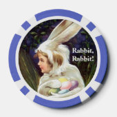 Poker Chip Lucky Gezegde Rabbit! chip omdraaien (Achterkant)