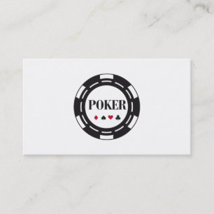 Poker Chip Magie Goochelaar Kaarttruc Ontwikkeling Visitekaartje