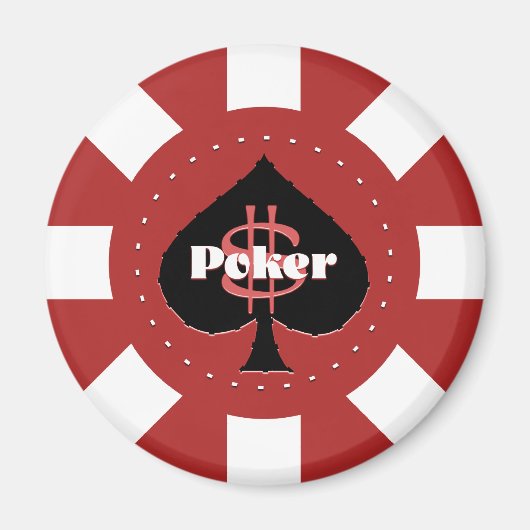 Poker Chip Magneet (Voorkant)