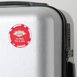 Poker Chip Magneet Getrouwd in Las Vegas 2026