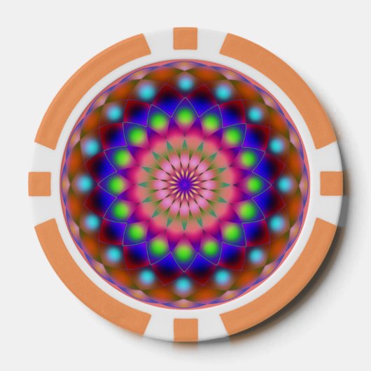 Poker Chip Mandala (Voorkant)