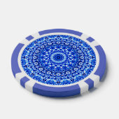 Poker Chip Mandala Mehndi Stijl G403 (Enkel)
