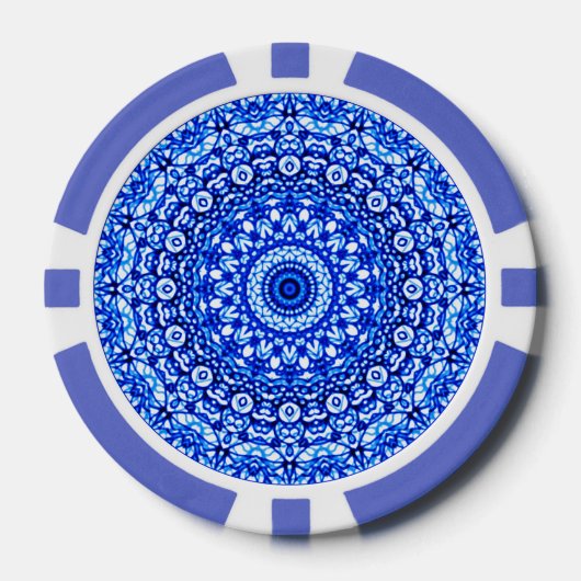 Poker Chip Mandala Mehndi Stijl G403 (Voorkant)
