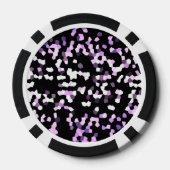 Poker Chip Mozaïek Sparkley Textuur (Achterkant)