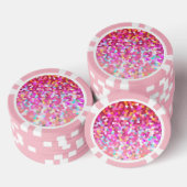 Poker Chip Mozaïek Sparkley Textuur (Opstapeling)
