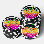 Poker Chip Mozaïek Sparkley Textuur (Opstapeling)