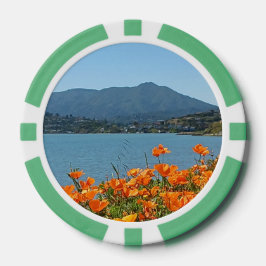 Poker Chip Mt Tamalpais Californische Klaprozen