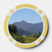 Poker Chip Mt Tamalpais Kerk Toren (Achterkant)