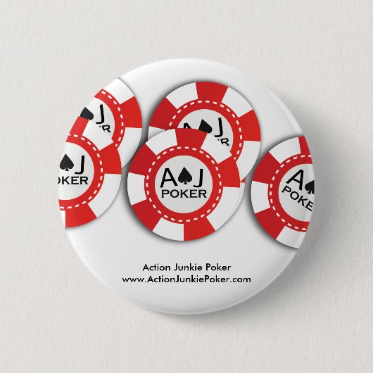 Poker Chip Pin Ronde Button 5,7 Cm (Voorkant)