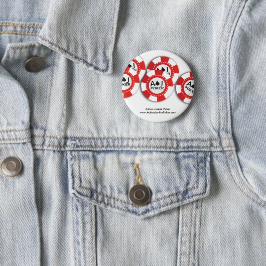 Poker Chip Pin Ronde Button 5,7 Cm (In situ)