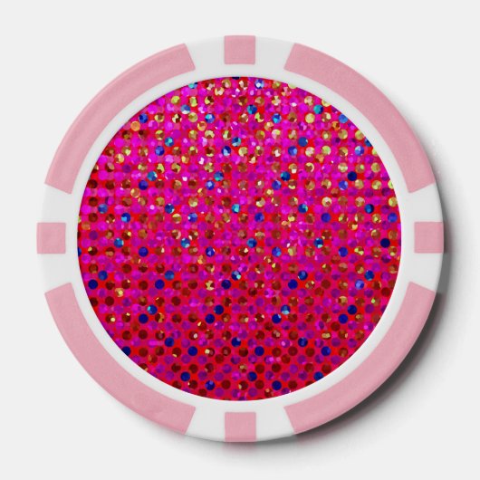 Poker Chip Polka Dot Sparkley Jewels (Voorkant)
