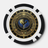 poker chip - Razende Harten en Helende Bronnen (Achterkant)