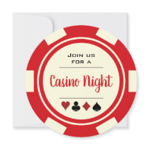 Poker Chip Red Off-White casino gisteravond