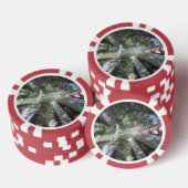 Poker Chip Reuzenbomen Opkijkend Ontwerp (Opstapeling)