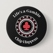Poker Chip Ronde Button 7,6 Cm (Voorkant)