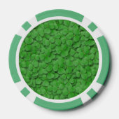 Poker Chip Set - Zee van Shamrocks (Achterkant)